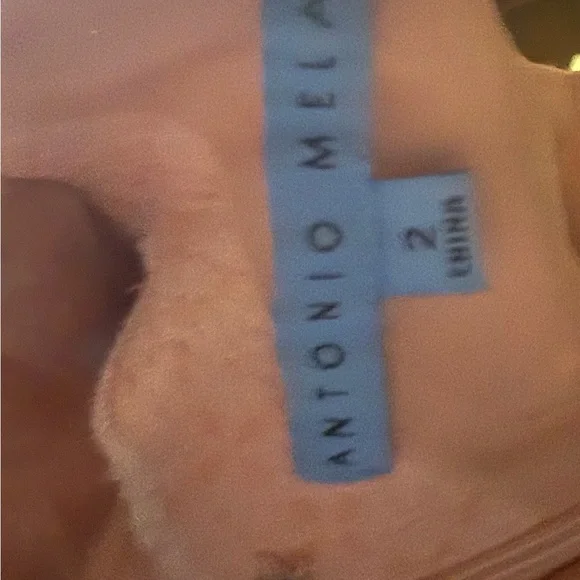 Antonio Melani Blush Scalloped Sheath Dress Size 2 - Picture 8 of 8